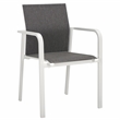 Safavieh Dexter Aluminum Armchair Set of 2 in White