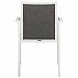 Safavieh Dexter Aluminum Armchair Set of 2 in White