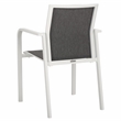 Safavieh Dexter Aluminum Armchair Set of 2 in White