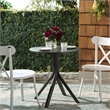 Safavieh Core Aluminum Bistro Table in Gray
