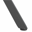 Safavieh Core Aluminum Bistro Table in Gray