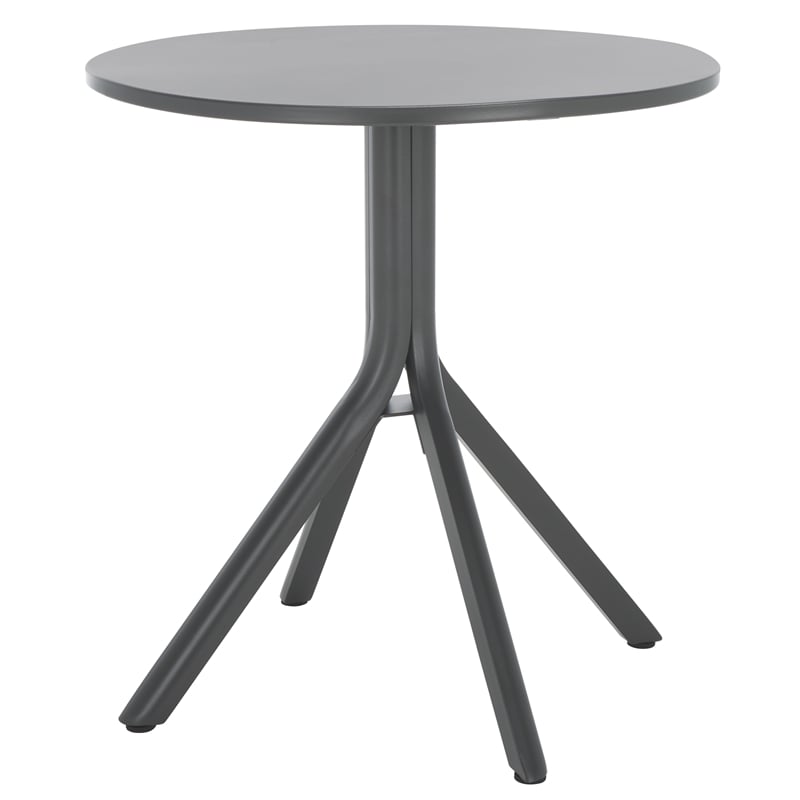 Safavieh Core Aluminum Bistro Table in Gray