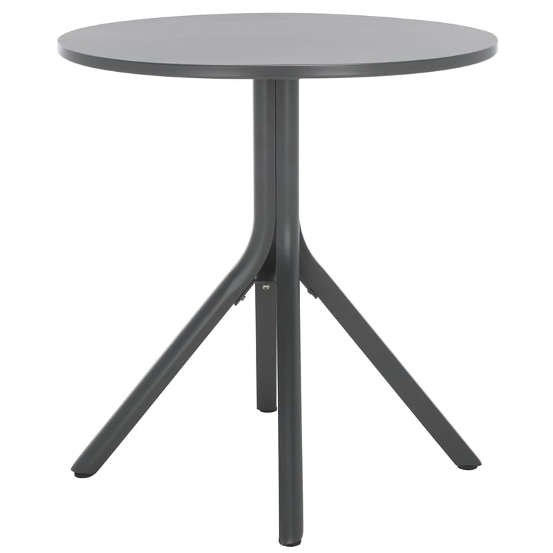 Safavieh Core Aluminum Bistro Table in Gray