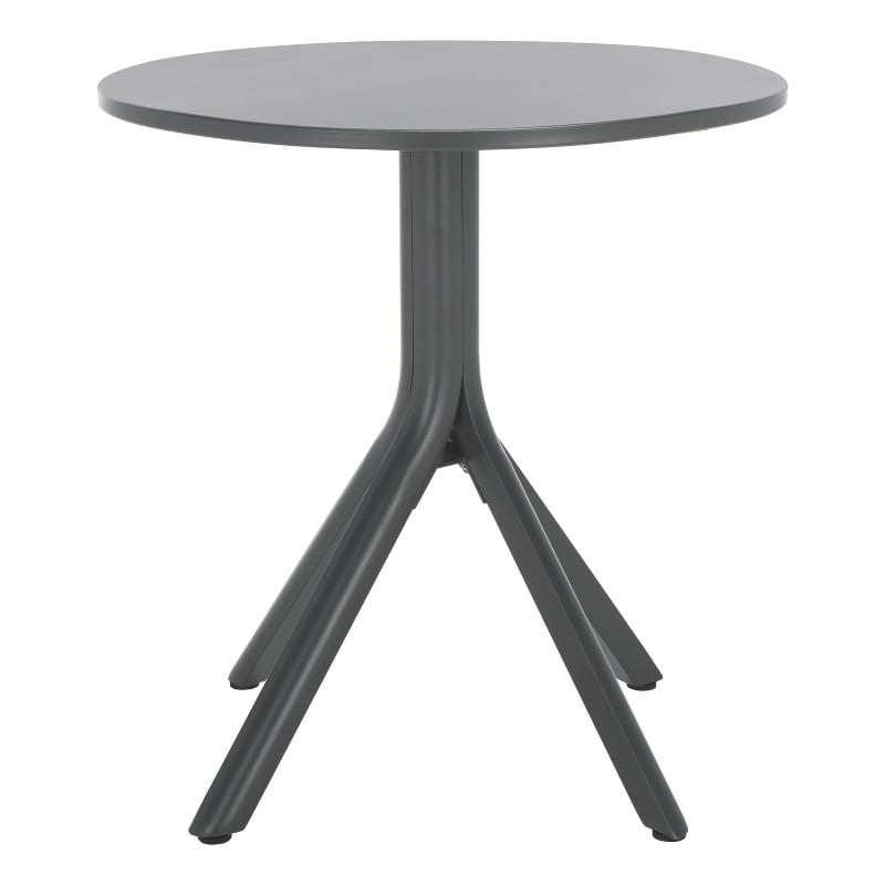 Safavieh Core Aluminum Bistro Table in Gray