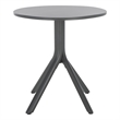 Safavieh Core Aluminum Bistro Table in Gray