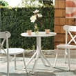 Safavieh Core Aluminum Bistro Table in White