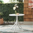 Safavieh Core Aluminum Bistro Table in White