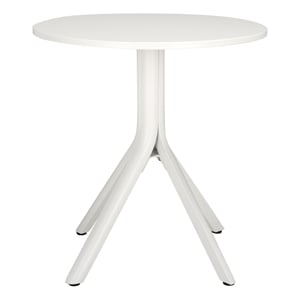 Safavieh Core Aluminum Bistro Table in White