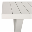 Safavieh Core Aluminum Dining Table in White