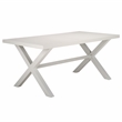 Safavieh Core Aluminum Dining Table in White