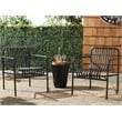 Safavieh Core Aluminum Armchair in Black