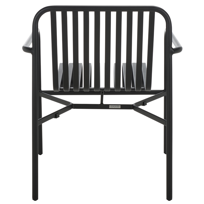 Safavieh Core Aluminum Armchair in Black