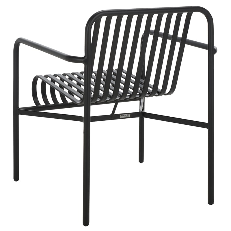 Safavieh Core Aluminum Armchair in Black