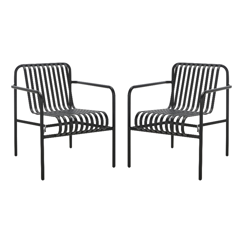 Safavieh Core Aluminum Armchair in Black