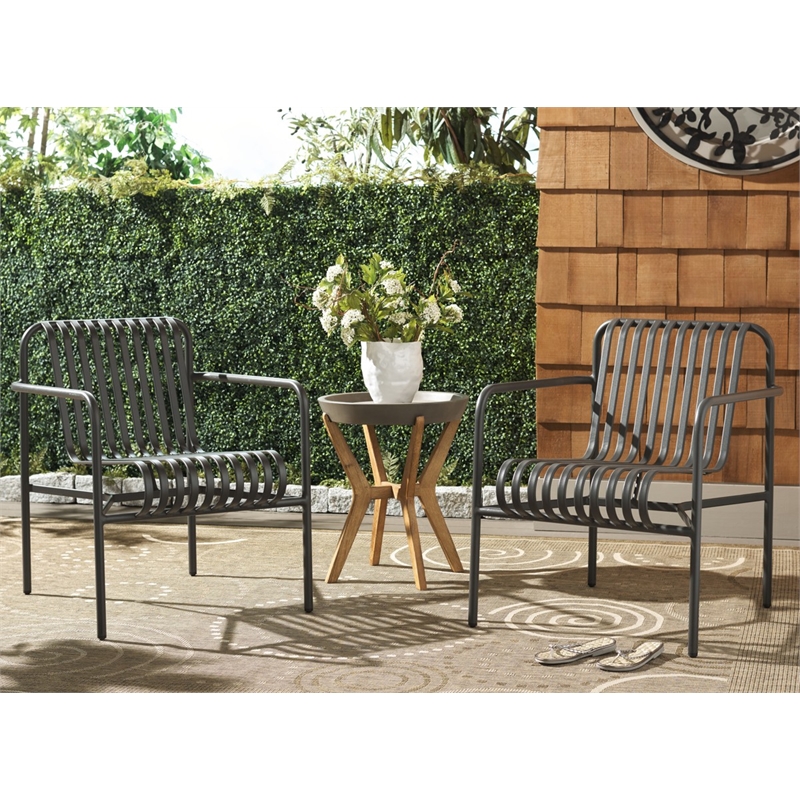 Safavieh Core Aluminum Armchair  in Gray