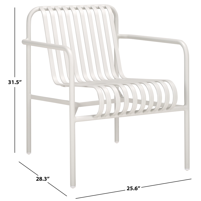 Safavieh Core Aluminum Armchair in White