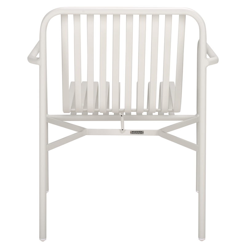 Safavieh Core Aluminum Armchair in White