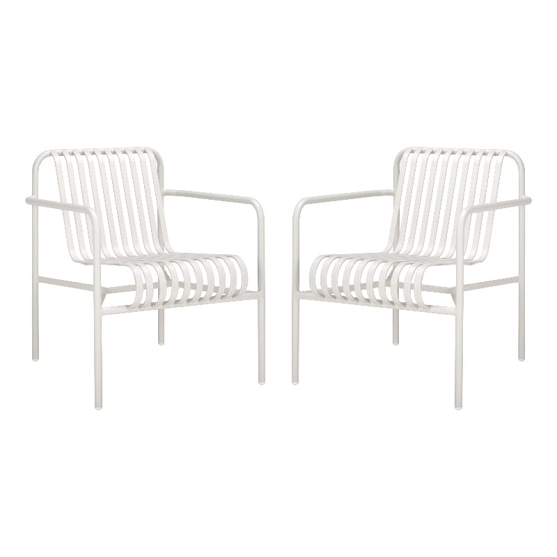 Safavieh Core Aluminum Armchair in White