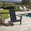 Safavieh All Weather Adirondack Chair  in Black
