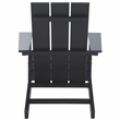 Safavieh All Weather Adirondack Chair  in Black