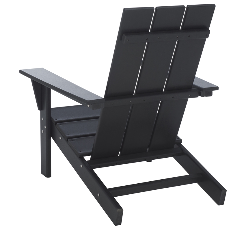 Safavieh All Weather Adirondack Chair  in Black