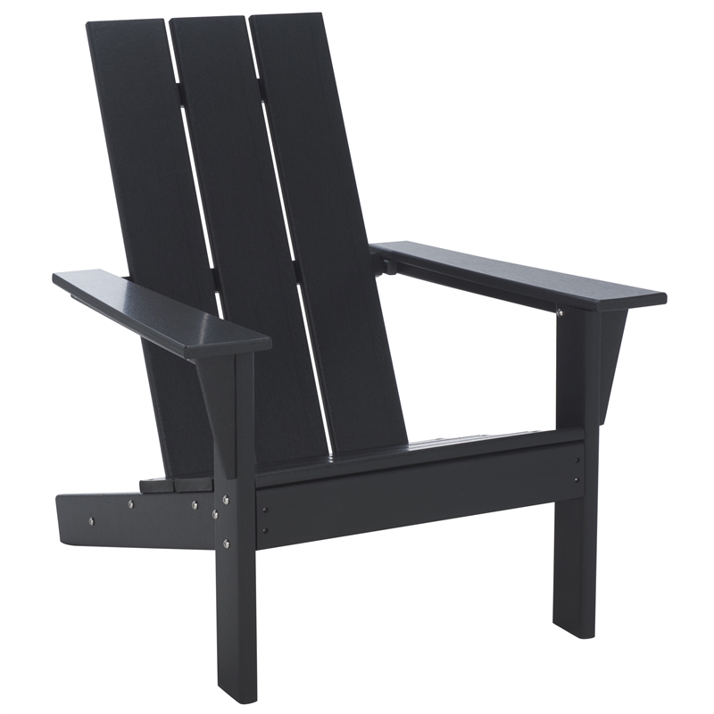 Safavieh All Weather Adirondack Chair  in Black