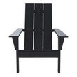 Safavieh All Weather Adirondack Chair  in Black