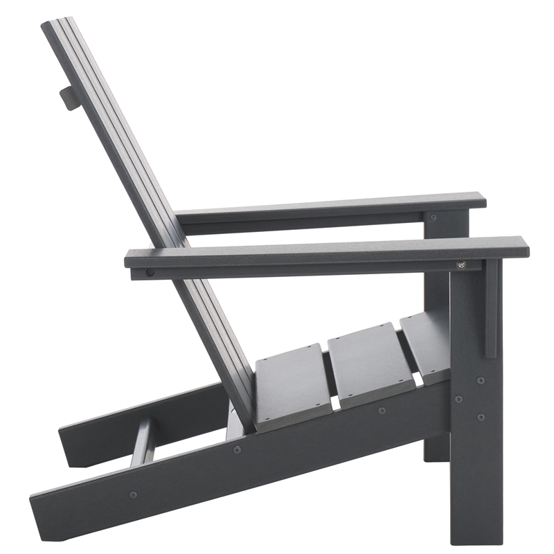 Safavieh All Weather Adirondack Chair in Gray
