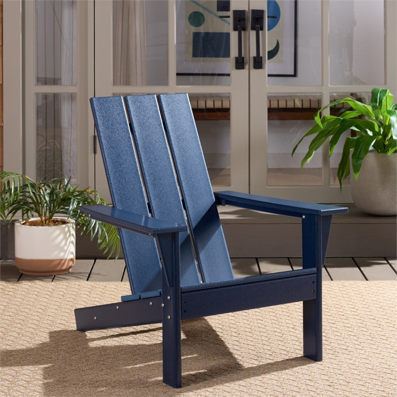 Safavieh All Weather Adirondack Chair  in Blue