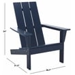 Safavieh All Weather Adirondack Chair  in Blue