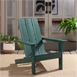 Safavieh All Weather Adirondack Chair in Green
