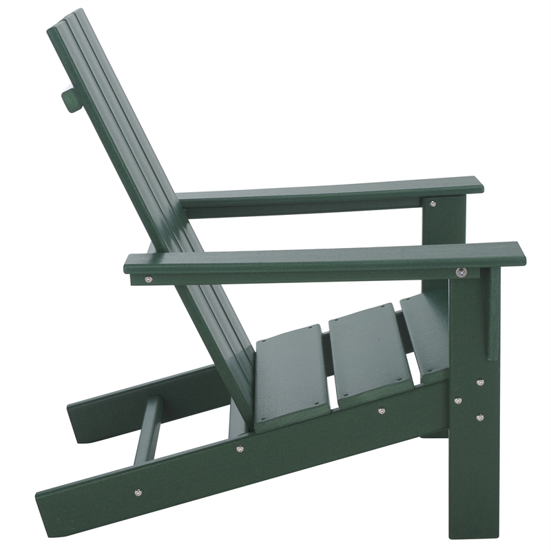 Safavieh All Weather Adirondack Chair in Green