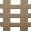 Safavieh Fufa Plastic Dining Chair Set of 2  in Beige