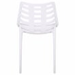 Safavieh Fufa Plastic Dining Chair Set of 2  in White