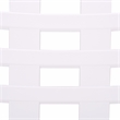Safavieh Fufa Plastic Dining Chair Set of 2  in White