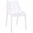 Safavieh Fufa Plastic Dining Chair Set of 2  in White