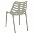 Safavieh Fufa Plastic Dining Chair Set of 2  in Green