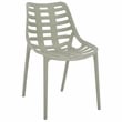Safavieh Fufa Plastic Dining Chair Set of 2  in Green