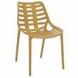 Safavieh Fufa Plastic Dining Chair Set of 2  in Yellow