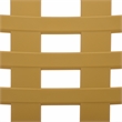 Safavieh Fufa Plastic Dining Chair Set of 2  in Yellow