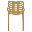 Safavieh Fufa Plastic Dining Chair Set of 2  in Yellow