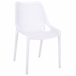 Safavieh Leila Plastic Dining Chair Set of 2  in White