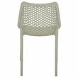 Safavieh Leila Plastic Dining Chair Set of 2  in Green