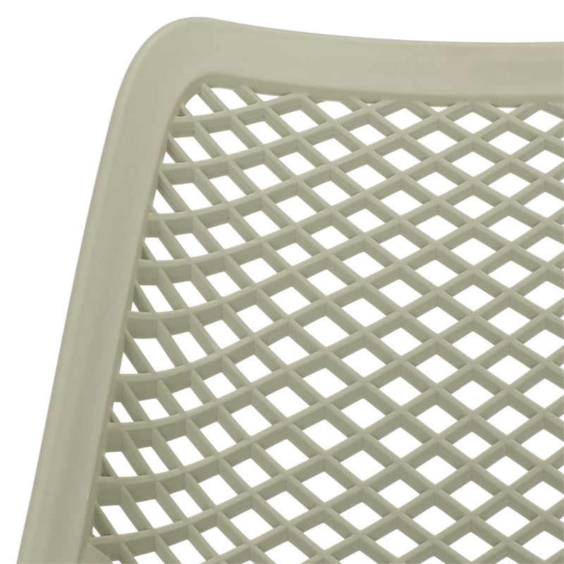 Safavieh Leila Plastic Dining Chair Set of 2  in Green