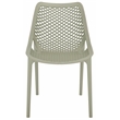Safavieh Leila Plastic Dining Chair Set of 2  in Green