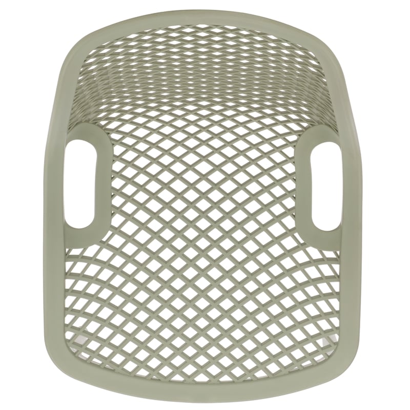 Safavieh Leila Plastic Dining Chair Set of 2  in Green