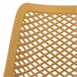 Safavieh Leila Plastic Dining Chair Set of 2  in Yellow