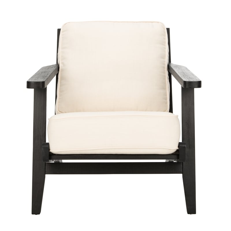 Safavieh Holly Plastic Dining Armchair Set of 2  in Beige