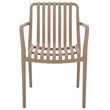 Safavieh Holly Plastic Dining Armchair Set of 2  in Beige