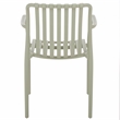 Safavieh Holly Plastic Dining Armchair Set of 2 in Green